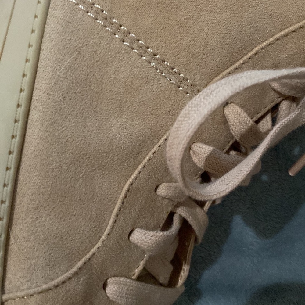 Blush color lace up boots - Picture 9 of 15